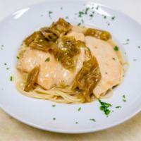 Chicken Marsala · Sauteed in marsala wine sauce and fresh mushrooms.