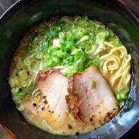 Ibusuki Ramen · Richer Broth. Mixed broth made from pork and chicken paired with garlic & soy sauce. Pork Ch...