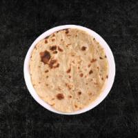 Chapati (Vegan) · Whole wheat flat bread baked to perfection over a pan.