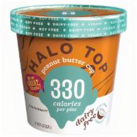 Halo Top Non Dairy Peanut Butter Cup · Vegan & Dairy-Free.  Made with coconut milk.
