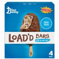 Cookie Dough Load'D Bar · Bar loaded with big chunks of cookie dough, fudge swirls, a layer of fudge on top and dipped...