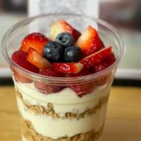 Parfait · Greek yogurt granola fresh fruit