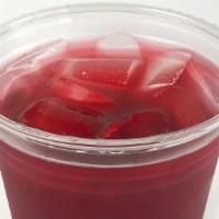 Wild Berry Hibiscus Iced Tea · 16oz- Organic - A rejuvenating tropical fruit tea highlighting tart hibiscus and luscious fo...