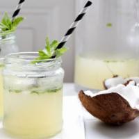Ginger Coconut Drink · Sweet and creamy coconut with a spicy ginger kick
