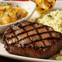 Sirloin* & Baked Scallops Combo · A tender and juicy 8 oz. Top Sirloin flame broiled to perfection paired with North Atlantic ...