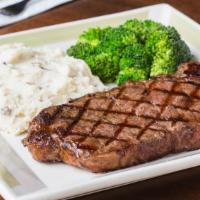 Royal Sirloin* · A flavorful, five-star, 12 oz. premium New York center cut. Expertly seasoned and flame broi...