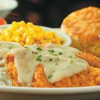 Country Fried Chicken · Buttermilk-breaded boneless chicken breast with country gravy. Served with cranberry sauce, ...