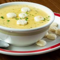  Broccoli & Cheddar Soup-Cup · Everyone’s favorite! Creamy extra sharp cheddar cheese and broccoli.