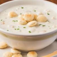 Bucket Of Seafood Chowder  · A favorite that serves 4. Packed with clams, shrimp, schrod and potatoes.