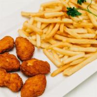 6 Chicken Nuggets With Fries · 