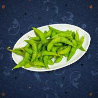 Edamame · Soy beans in the pod.