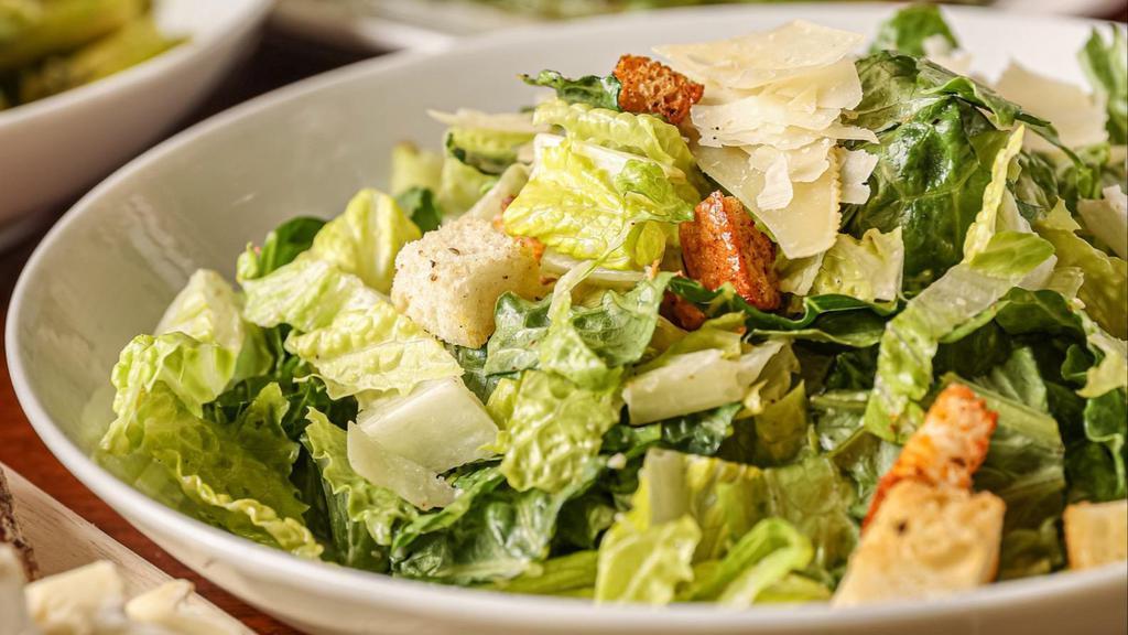 Caesar Salad · Romaine, croutons, parmesan