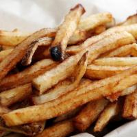 French Fries · Potatoes cut into strips and deep-fried.