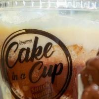 Cake In A Cup · Delightful gourmet layered cake, in a cup