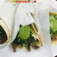 Tacos (3 Pcs) · Choice of chicken or beef.