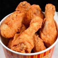 Fried Chicken Bucket Combo · Combo seven pieces with choice of fries or coleslaw.