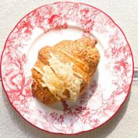 Croque Monsieur Croissant · French ham and swiss cheese filled croissant baked and topped with shredded Swiss cheese — B...