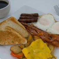Breakfast Platter · 2 eggs, meat, home fries and toast