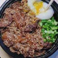 Shoyu Ramen · Soy Sauce ， pork & chicken bone broth Base

Comes with Beansprouts, Green Onion, Teriyaki Se...