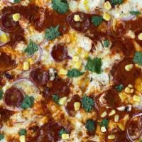 Margherita Pizza (Large) · Fresh mozzarella, basil, our fresh tomato sauce, and extra virgin olive oil.