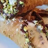 Cannoli Moly! · These Italian pastries consist of tube-shaped shells of fried pastry dough, filled with a sw...