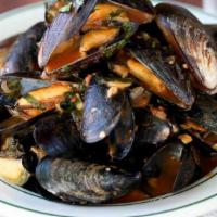 Mussels Provençal · with tomato, parsley, white wine & garlic