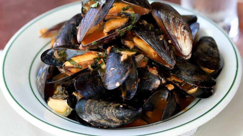 Mussels Provençal · with tomato, parsley, white wine & garlic