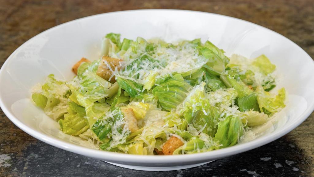 Caesar Salad · Romaine lettuce, brioche croutons, parmesan and caesar dressing. *dressing contains anchovies and egg yolk and cannot be modified.