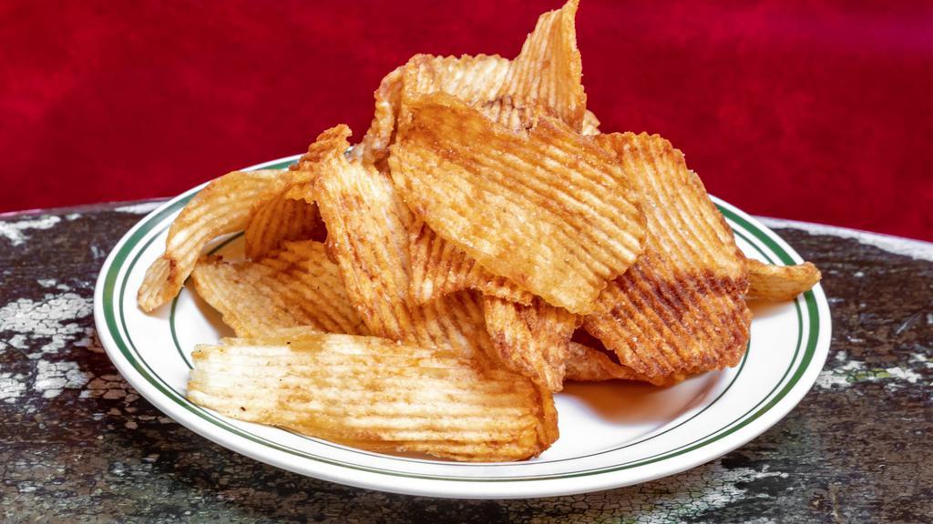 Moroccan Chips · House made potato chips spiced with Moroccan herbs (Cayenne pepper, cinnamon, cumin & coriander)*Spicy