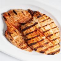 Grilled Chicken Breast · 2 cutlets with 2 side dishes.