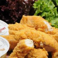 Boneless Buffalo Wings  5 Pcs · With choice of one side & regular can of soda