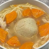 Matzoh Ball · with noodles