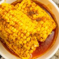 Corn On The Cob (3) · Cajun, Garlic Butter (Seasoning), Lemon Pepper, Juicy Special, Garlic Butter Only.