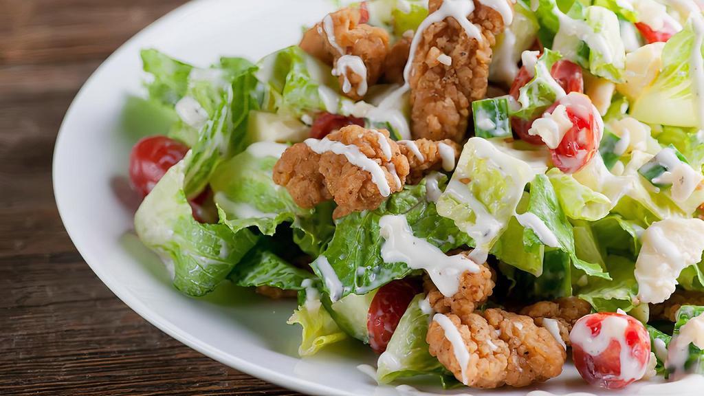 Chicken Salad · Chicken with mixed greens. Ranch dressing on the side.