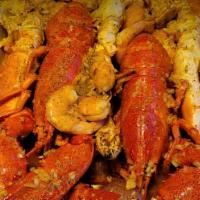 Live Lobster Special · 2 live lobster, 1LB shrimp, 3 corns & 3 potatoes