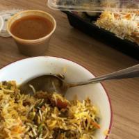 Saffron Special Veg Dum Biryani · One of the best flavorful biryani made with our authentic saffron recipe with a mix of all r...