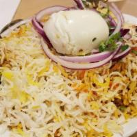 Gobi Manchurian Biryani · One of the best flavorful biryani made with our authentic saffron recipe with a mix of all r...