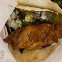 Beer Battered Fish Taco Plate · 
