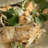 Pan Grilled Fish Taco Plate · 