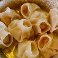 Fried Beef Momos · Pan fried momos