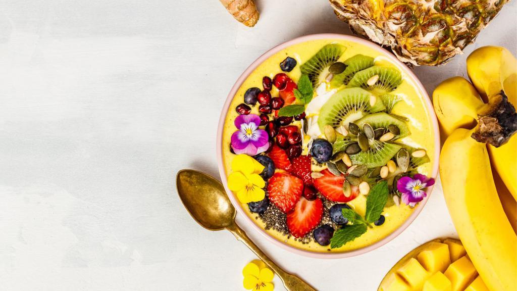 Coco Loco Bowl · Smooth, nutrient dense, açaí blended and topped with shredded coconut, banana and granola.