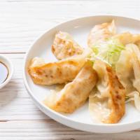 Pan-Fried Dumpling · Seven pieces.