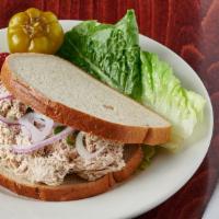 Tuna Salad Sandwich · Albacore white tuna and tongol tuna salad