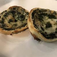 Spinach Pinwheel · Spinach and mozzarella