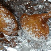 Zeppoles · Three pieces.