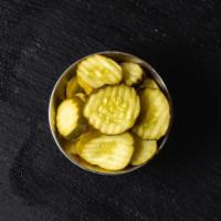 Side Dill Pickles (Gf,V) · Dill pickled cucumbers (25 cal)