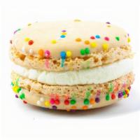 Ma-Ka-Rohn Birthday Cake (6 Count) · Vanilla buttercream with a piece of funfetti cake inside