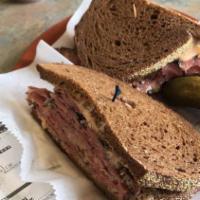 Pastrami Deli Sandwich · Comes with a choice of bread. colossal size comes with extra meat.