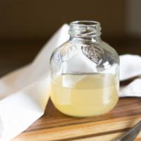 24 Hr Cure Shot · apple cider vinegar, orange, lemon, garlic, ginger & turmeric