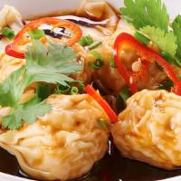 Won Ton In Spicy Sauce / 辣汁抄手 · 